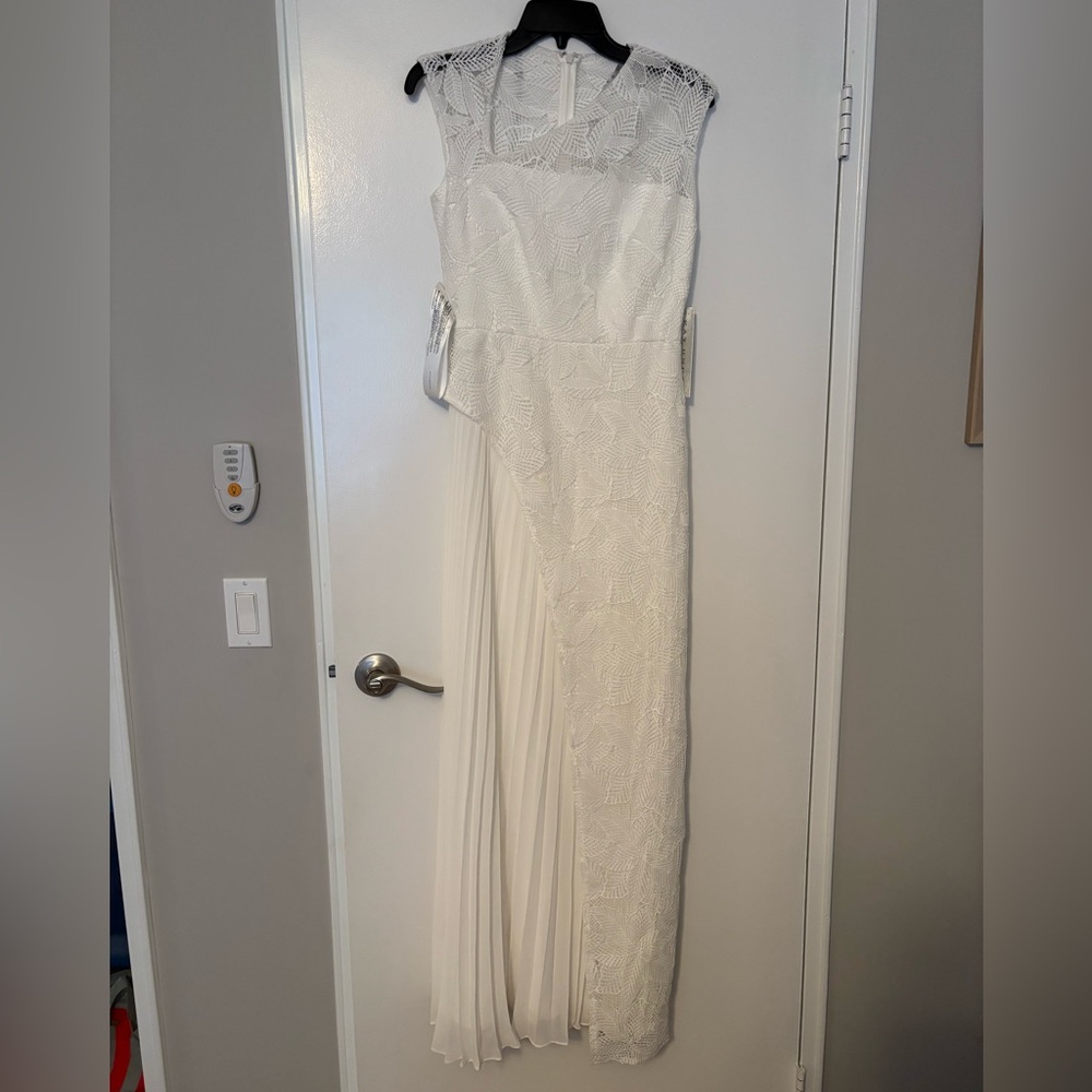 Kay Unger Diana Layered Lace Dress Gown Size 2 New wedding bridal rehearsal